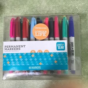 Pen+gear ultra fine permanent marker 48
